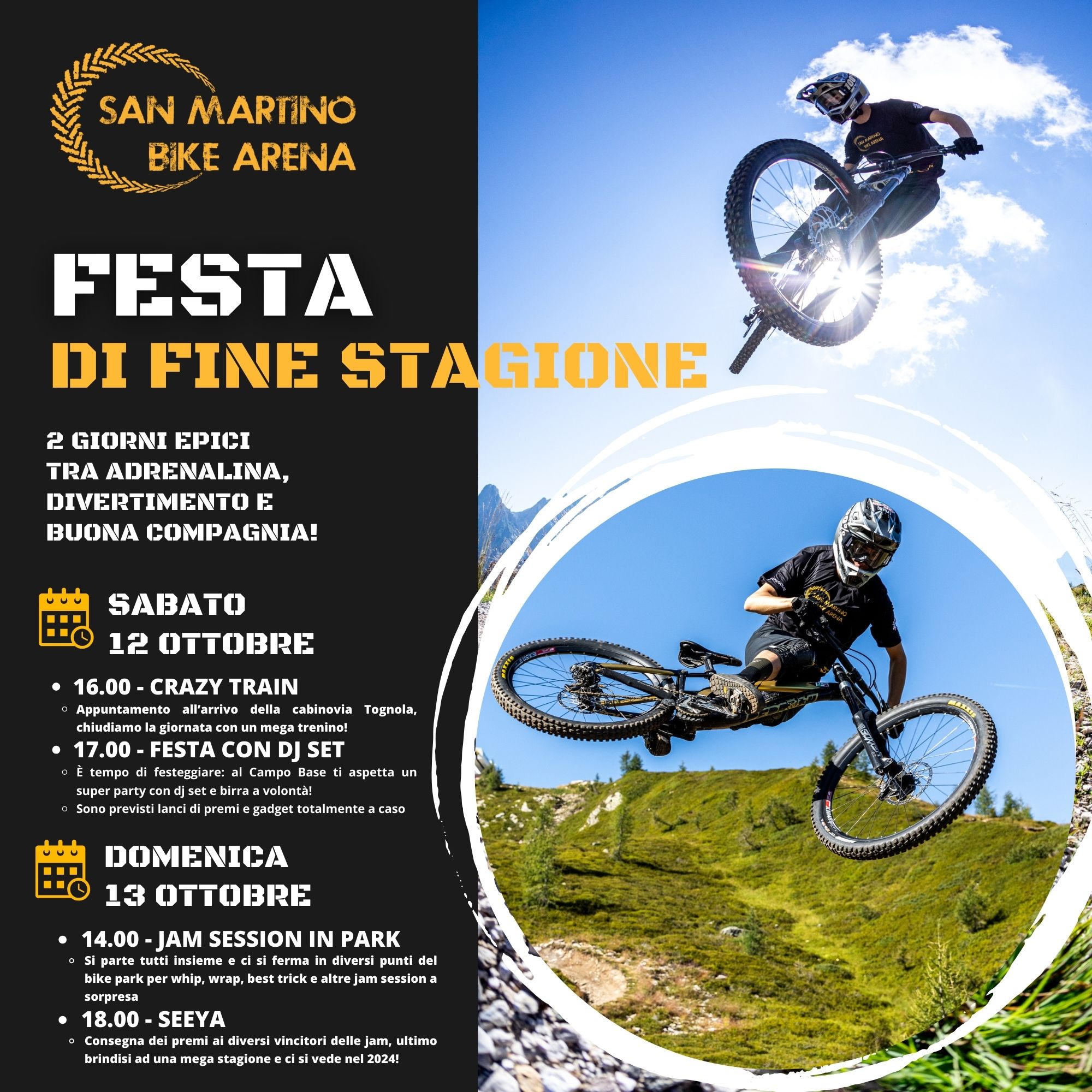 Festa di fine stagione San Martino Bike Arena 2024